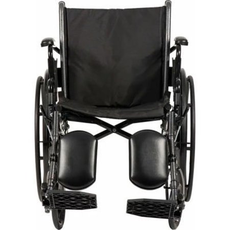 DYNAREX Dynarex DynaRide S3 Lite Wheelchair, Flip Desk & Elevating Legrest, 18inW Seat 10230